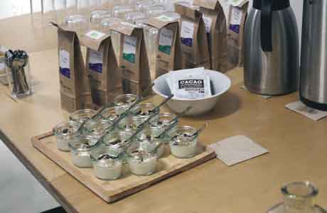 Desayuno ecosostenible que pudieron degustar los asistentes